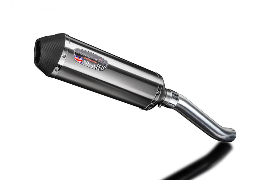 Kawasaki ZX10R ZX-10R Ninja 2004-05 343mm X-Oval Stainless Exhaust Silencer Can