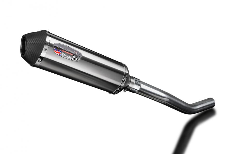 Kawasaki ZX9R Ninja 2000-2001 343mm X-Oval Stainless Exhaust Silencer Can Kit