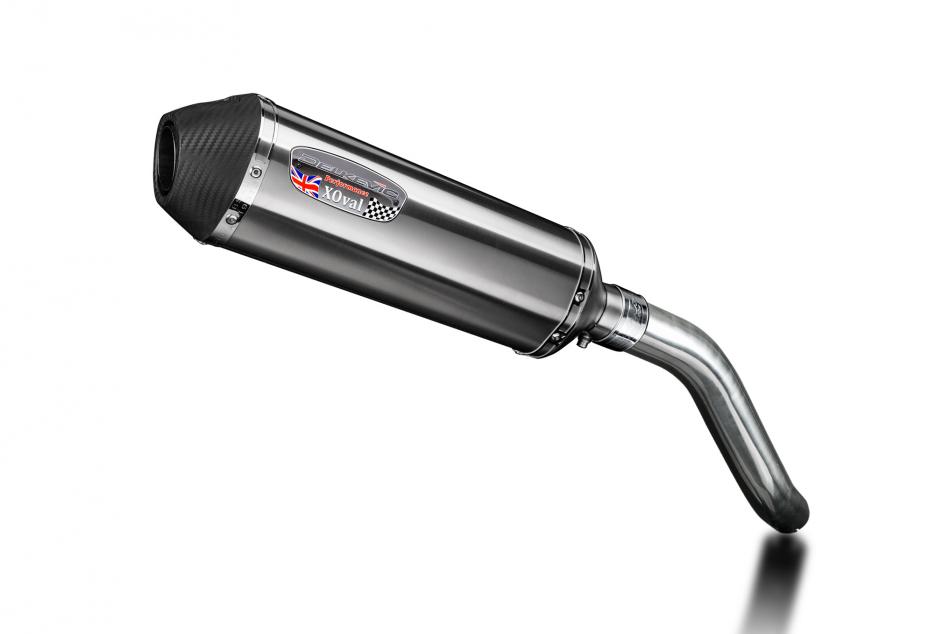 Kawasaki Z800E 2013-2016 343mm X-Oval Stainless Exhaust Silencer Can Kit