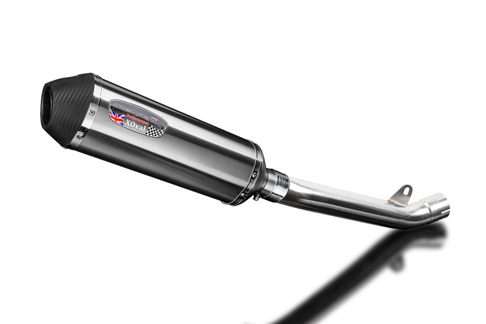 Kawasaki ZX9R Ninja 2002-2003 343mm X-Oval Stainless Exhaust Silencer Can Kit