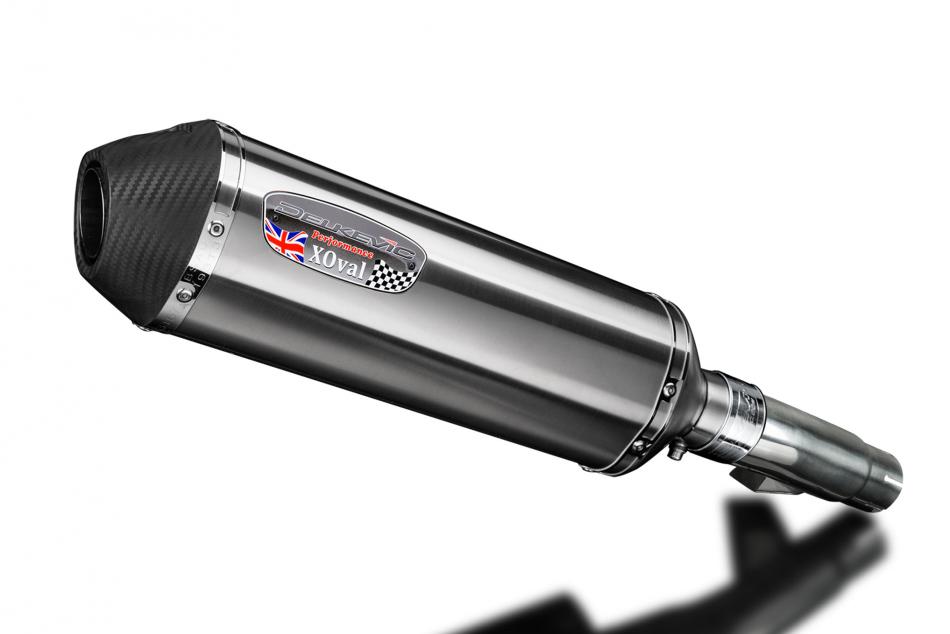 Honda NC750S 2014-2020 343mm X-Oval Stainless Exhaust Silencer Can Kit