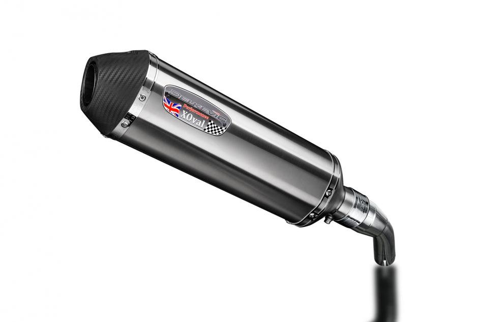 Yamaha YZF-R3 2015-24 MT03 17-24 343mm X-Oval Stainless Exhaust Silencer Can Kit