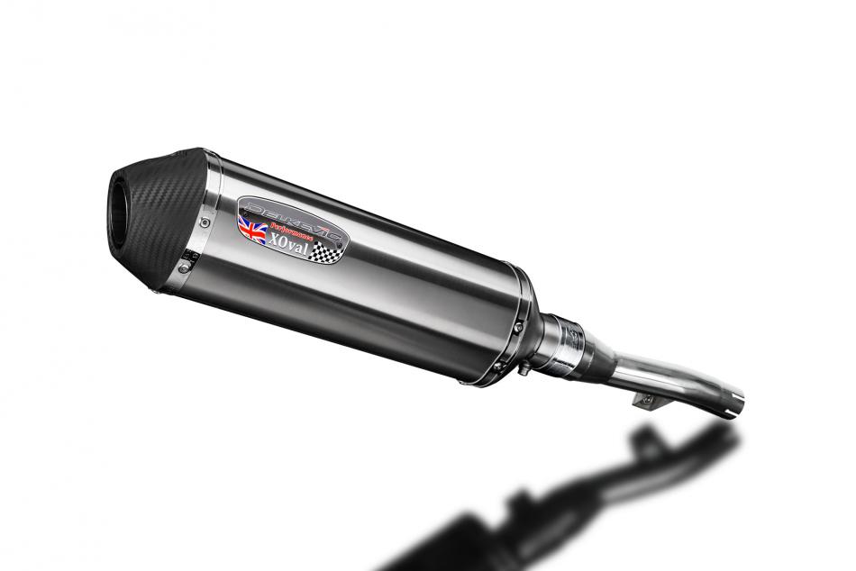 Yamaha XT250 Serow 2008-2019 343mm X-Oval Stainless Exhaust Silencer Can Kit
