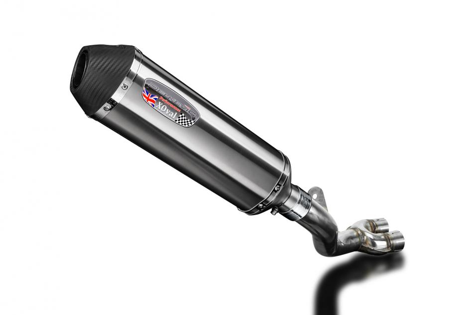 Honda CB1000R-RA 2008-2017 343mm X-Oval Stainless Exhaust Silencer Can Kit