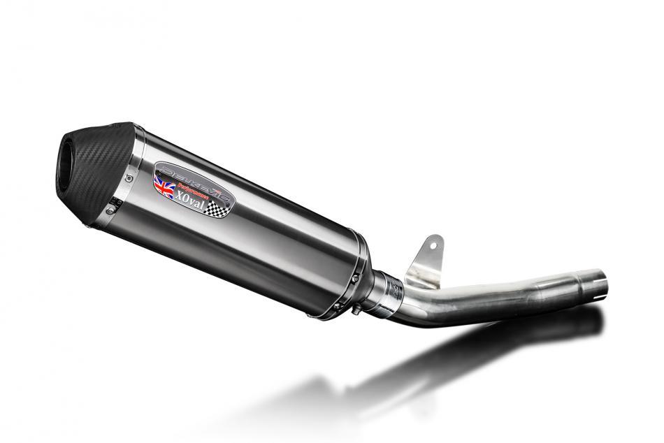 Honda CBF250 2004-2012 343mm X-Oval Stainless Exhaust Silencer Can Kit