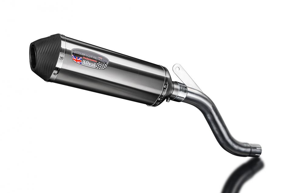 Yamaha XT600E 1990-2005 343mm X-Oval Stainless Exhaust Silencer Can Kit