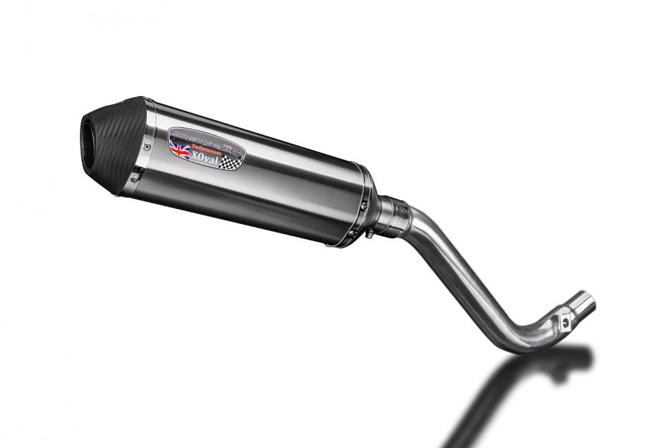 Suzuki DR650 SE 1996-2019 343mm X-Oval Stainless Exhaust Silencer Can Kit