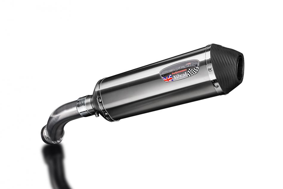 BMW R1200GS 2010-2013 343mm X-Oval Stainless Exhaust Silencer Can Kit