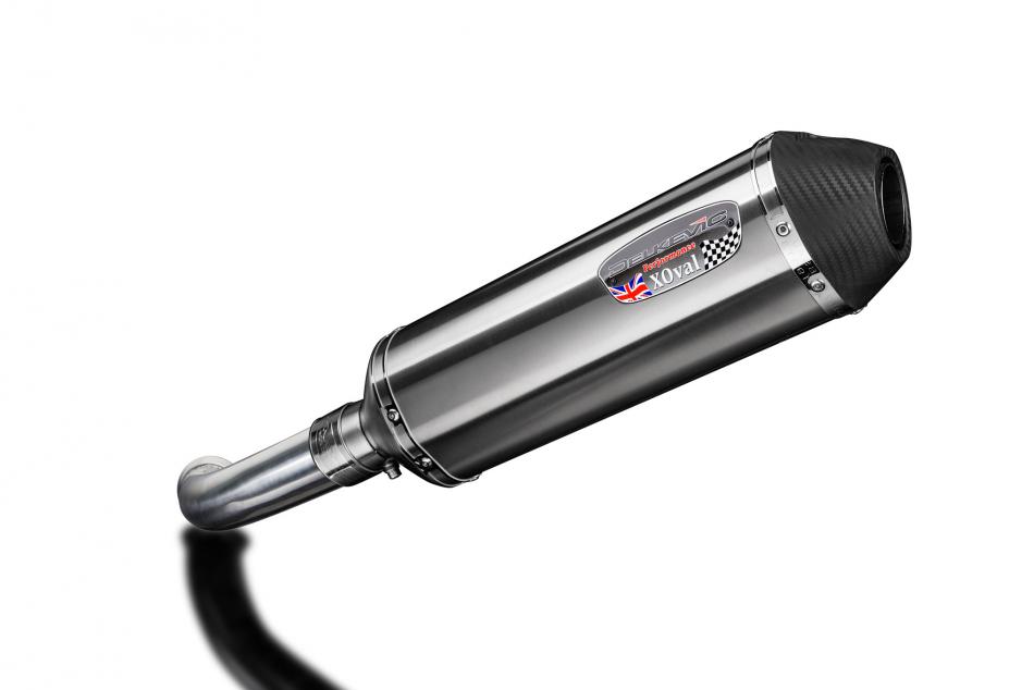 BMW F800S 2006-2011 343mm X-Oval Stainless Exhaust Silencer Can Kit