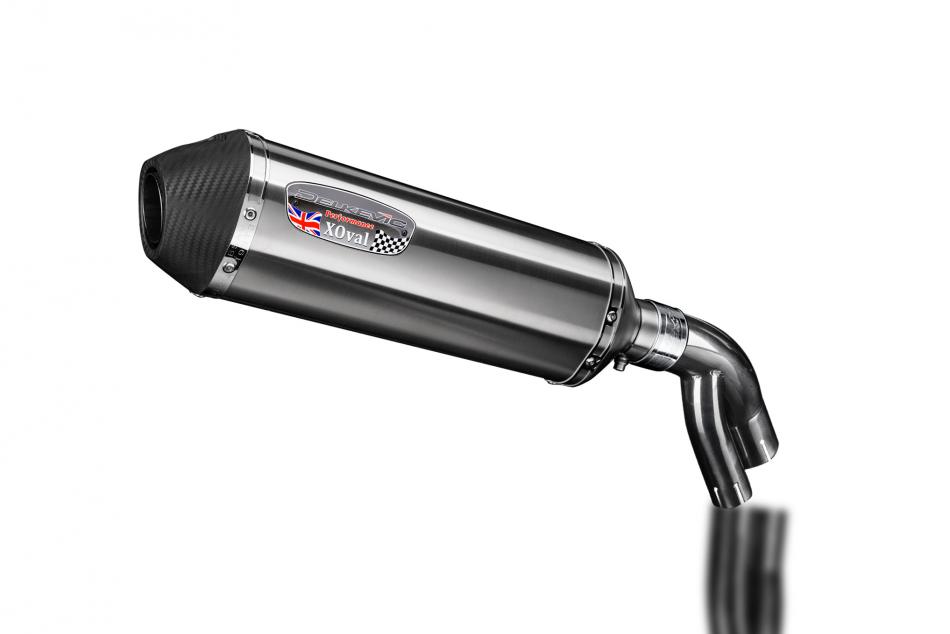 BMW S1000XR 2015-2018 343mm X-Oval Stainless Exhaust Silencer Can Kit