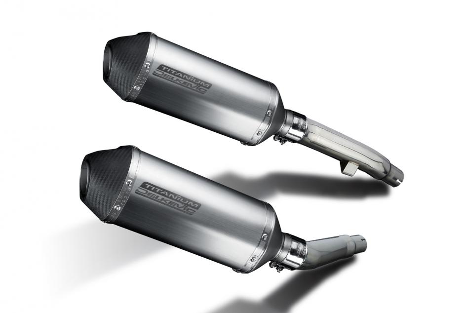 Yamaha XJ900S Diversion 1994-2003 260mm X-Oval Titanium Exhaust Silencer Can Kit