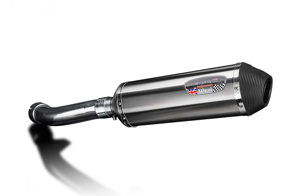 BMW R1200R R1200RT 2005-2009 343mm X-Oval Stainless Exhaust Silencer Can Kit