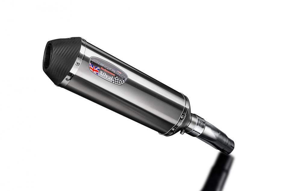 Kawasaki Ninja 400 2018-2023 343mm X-Oval Stainless Exhaust Silencer Can Kit