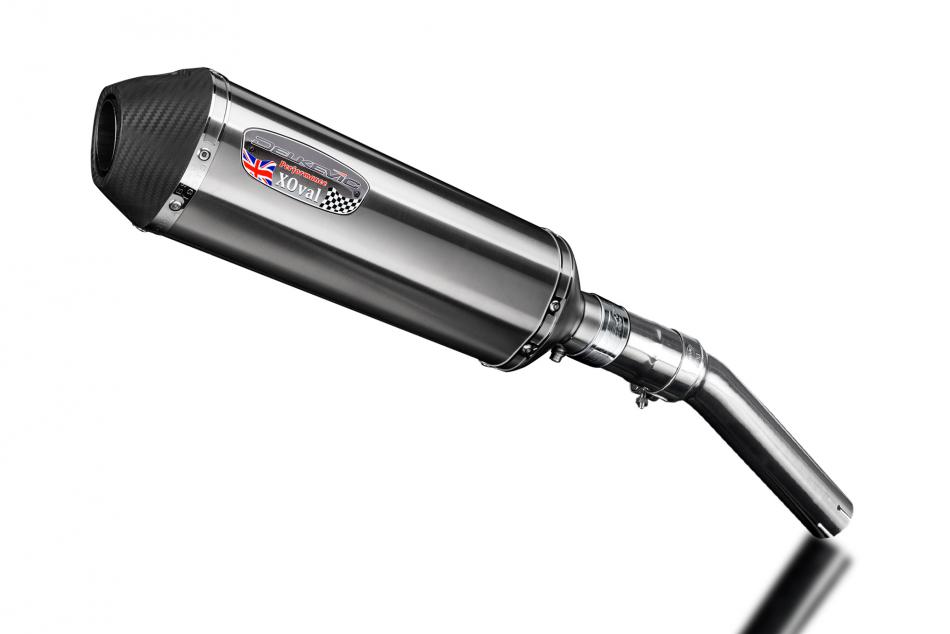 Suzuki DR650 1990-1995 343mm X-Oval Stainless Exhaust Silencer Can Kit