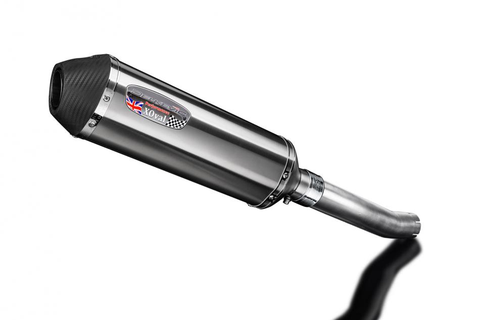 Yamaha XT700 Tenere 2019-2023 343mm X-Oval Stainless Exhaust Silencer Can Kit