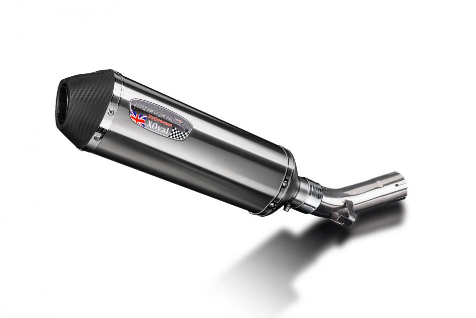Suzuki GSX-S1000 F 2015-2021 343mm X-Oval Stainless Exhaust Silencer Can Kit