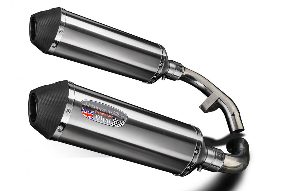 Honda ST1100 Pan European 1989-2003 343mm X-Oval Stainless Exhaust Silencer Kit