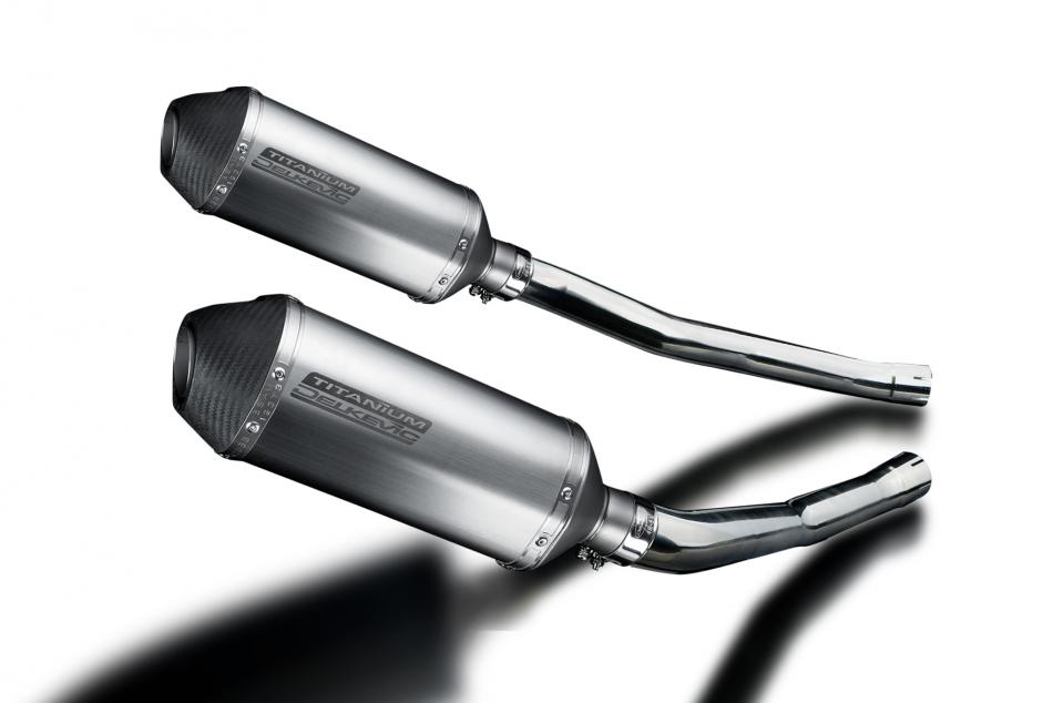 KAWASAKI ZZR1400 NINJA 2006-2007 260mm X-OVAL TITANIUM BSAU SILENCER EXHAUST KIT