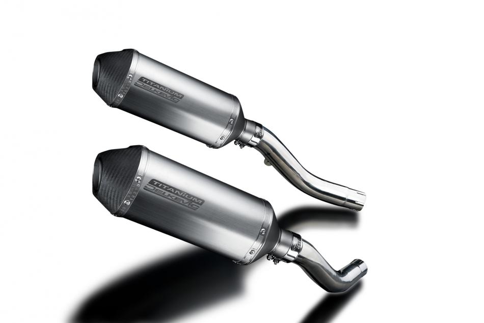 KAWASAKI Z1000 2003-2006 260mm X-OVAL TITANIUM BSAU SILENCER EXHAUST KIT
