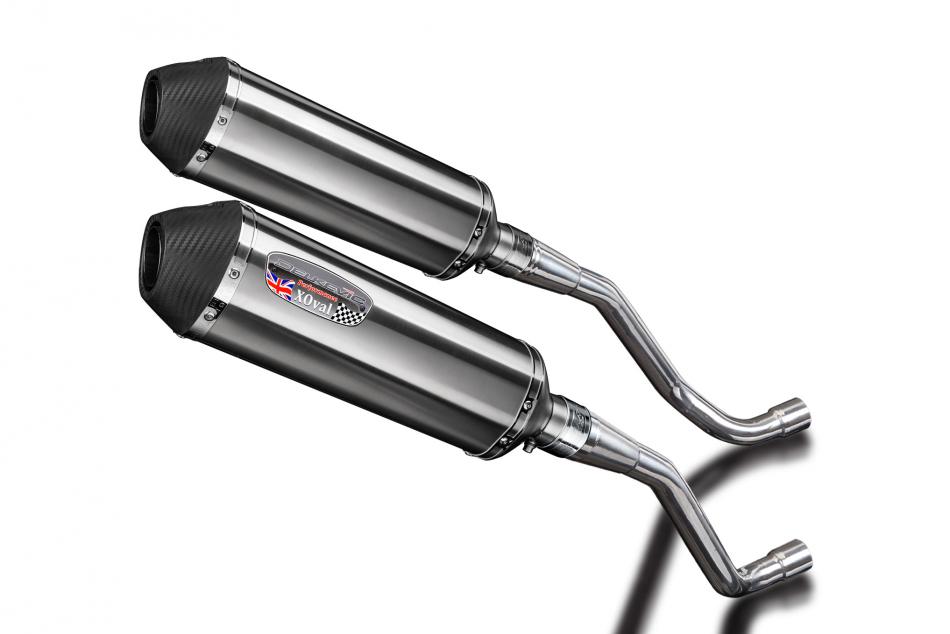 Yamaha XT660X XT660R 2004-2016 343mm X-Oval Stainless Exhaust Silencer Can Kit
