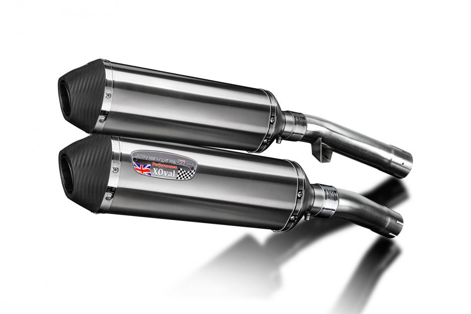 Yamaha FJ1100 FJ1200 1984-1987 343mm X-Oval Stainless Exhaust Silencer Can Kit