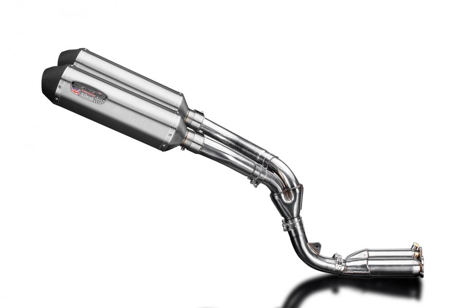 Kawasaki ZX10R Ninja 2006-2007 343mm X-Oval Stainless Exhaust Silencer Can Kit