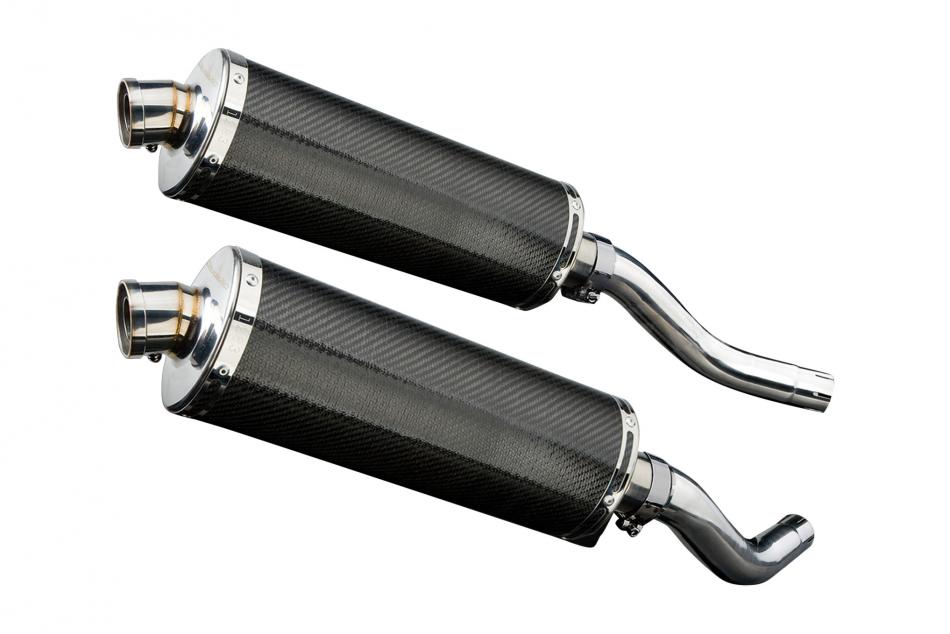 KAWASAKI Z1000 2003-2006 350mm CARBON BSAU SILENCER EXHAUST KIT