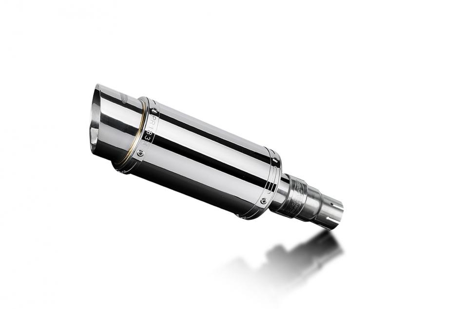 Royal Enfield Scram 411 2022-2024 200mm Round Stainless Exhaust Silencer Can Kit