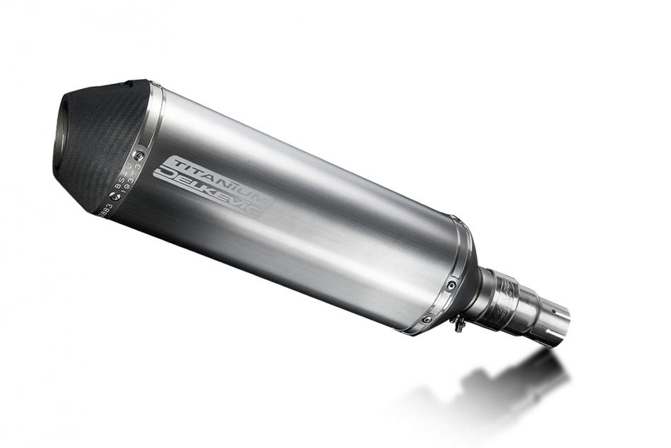 Royal Enfield Scram 411 2022-2024 343mm X-Oval Titanium Exhaust Silencer Can Kit