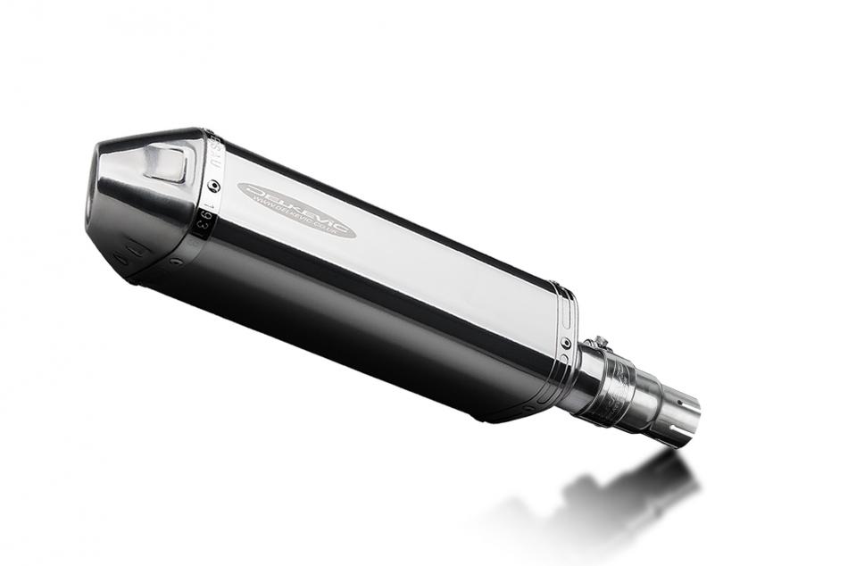 Royal Enfield Scram 411 2022-2024 320mm Tri-Oval Stainless Exhaust Silencer Kit