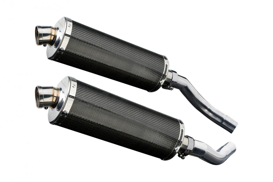 HONDA ST1300 ABS PAN EUROPEAN 2002-2017 350mm OVAL CARBON BSAU EXHAUST KIT
