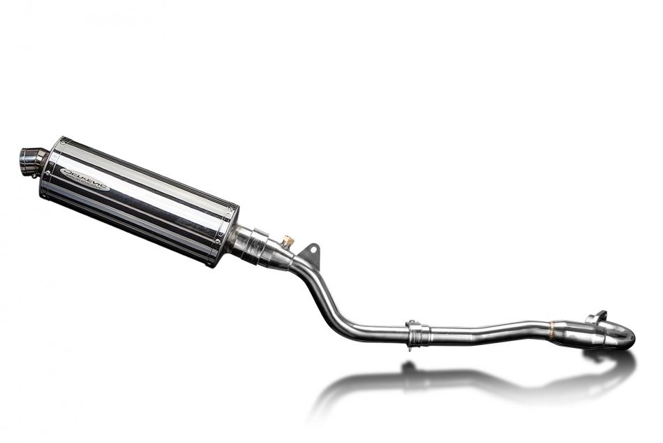Kawasaki KLX250H 06-07 KLX250S 09-20 Full Exhaust 350mm Oval Stainless Silencer