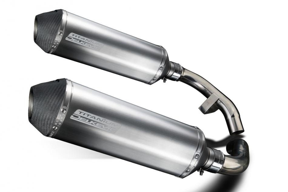 Honda ST1100 Pan European 1989-2003 343mm X-Oval Titanium Exhaust Silencer Kit