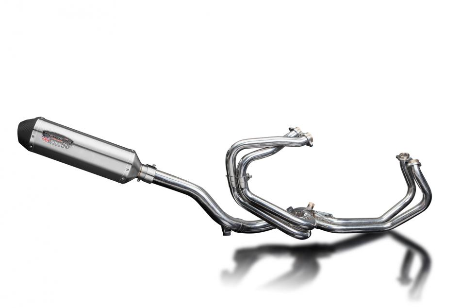 Honda VFR800 FI 1997-02 Full Exhaust System 4-1 343mm X-Oval Stainless Silencer