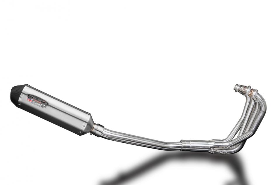 Suzuki GSX600F 1997-2006 Full Exhaust System 4-1 343mm X-Oval Stainless Silencer