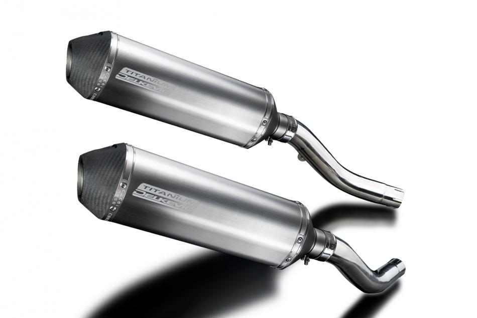 KAWASAKI Z1000 2003-2006 343mm X-OVAL TITANIUM BSAU SILENCER EXHAUST KIT