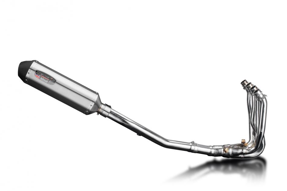 Kawasaki GTR1400 2007-2020 4-1 Complete Exhaust 343mm X-Oval Stainless Silener