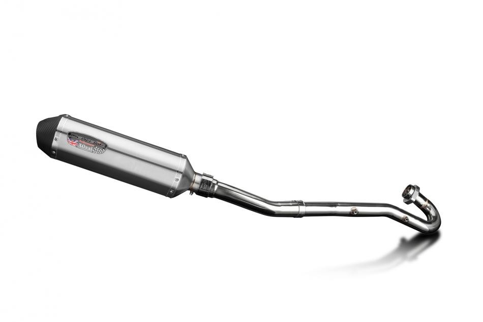 Kawasaki KLR650A 87-07 KLR650B 89-92 Full Exhaust 343mm XOval Stainless Silencer