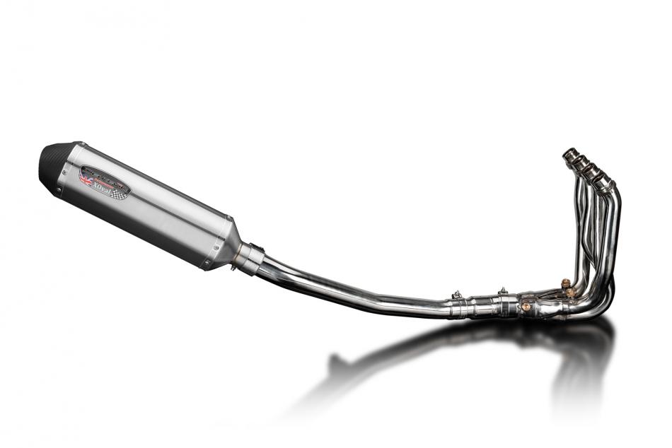 Kawasaki ZZR1400 2008-2011 4-1 Full Exhaust 343mm X-Oval Stainless Silencer