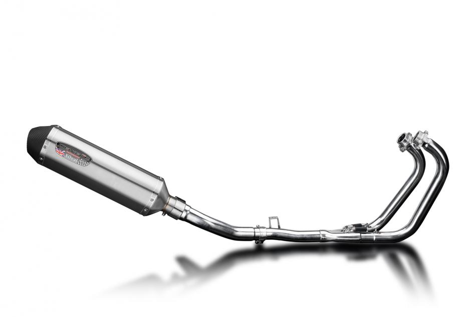 Suzuki GW250 Inazuma 2013-2018 Full Exhaust 2-1 343mm X-Oval Stainless Silencer