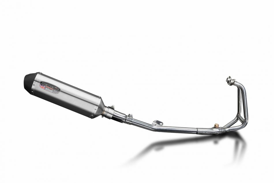 Kawasaki 250R Ninja 2008-2013 Full Exhaust 2-1 343mm X-Oval Stainless Silencer C