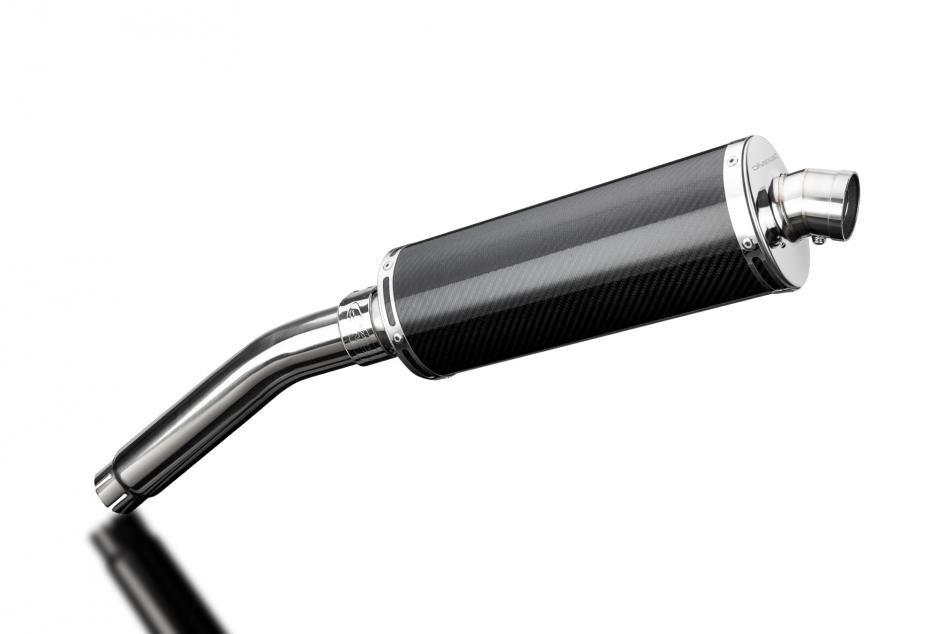 BMW F650GS F650 GS 2004-2016 350mm Oval Carbon Fibre Exhaust Silencer Can Kit