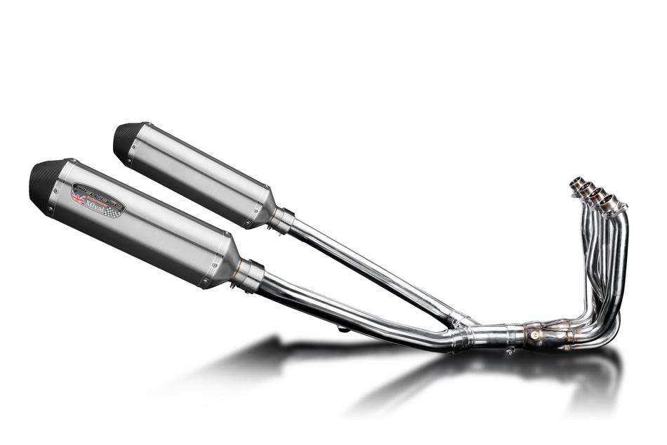 Kawasaki ZZR1400 2012-2020 4-2 Full Exhaust 343mm X-Oval Stainless Silencers