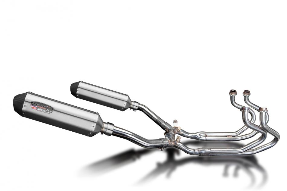 Honda ST1300 Pan European ABS Complete Exhaust 343mm X-Oval Stainless Silencer