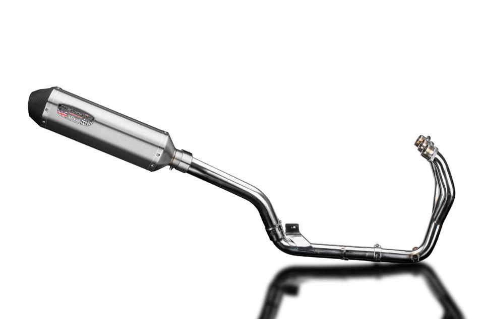 Triumph Tiger 800 2010-2019 Full Exhaust 3-1 343mm X-Oval Stainless Silencer Can