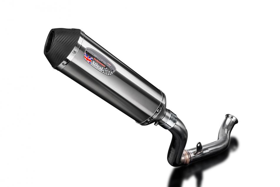 KTM 690 Duke 2017-2018 343mm X-Oval Stainless Exhaust Silencer Can Kit