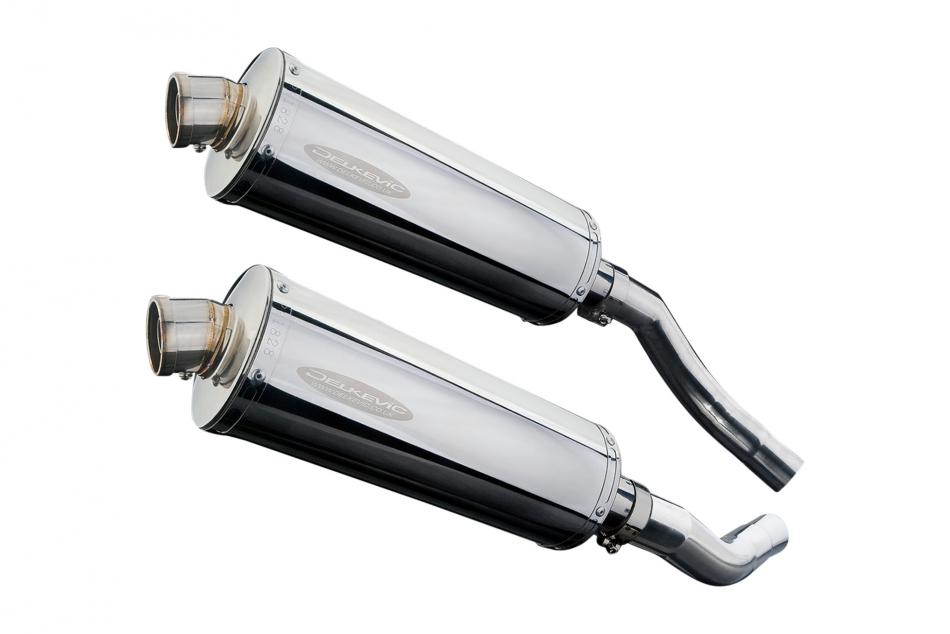 HONDA ST1300 ABS PAN EUROPEAN 2002-2017 350mm OVAL STAINLESS BSAU EXHAUST KIT