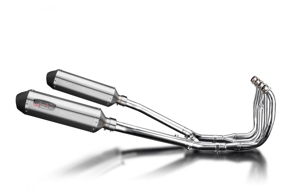 GSX1300R HAYABUSA 1999-2007 / XOVAL 343mm (13.5 inch) RH + LH SILENCERS 4 into 2 COMPLETE SYSTEM BRU