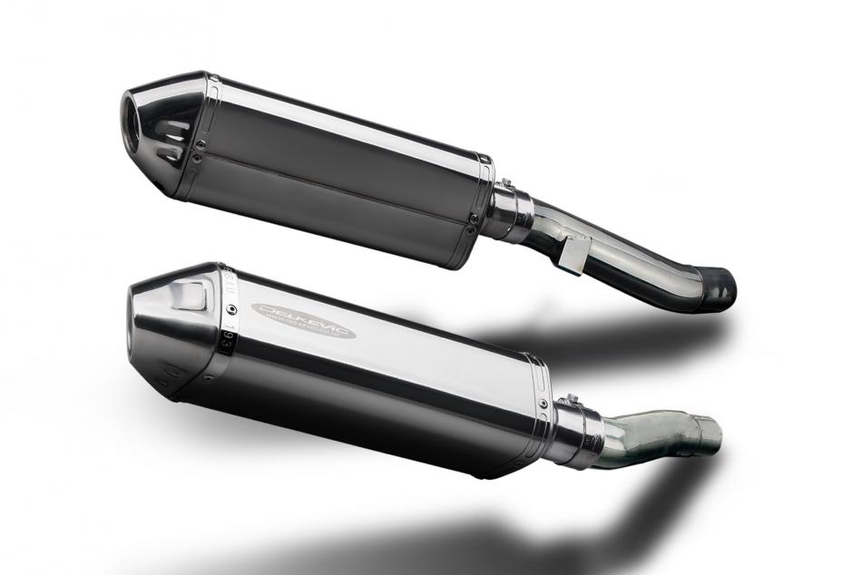 KAWASAKI ZZR400 ZZR600 1990-2009 320mm TRI STAINLESS BSAU SILENCER EXHAUST KIT