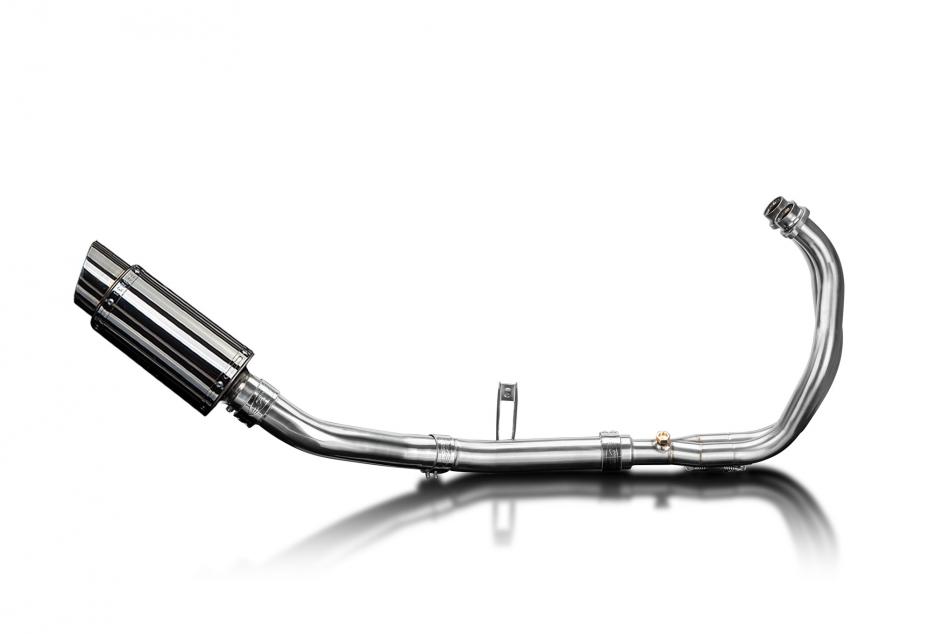 Yamaha XSR700 2021-2024 Complete Exhaust 2-1 200mm Round Stainless Silencer Can